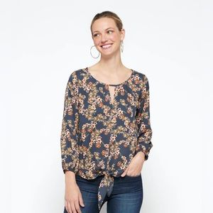 COPY - Casiya Tie Front Blouse